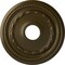 Ekena Millwork Federal Ceiling Medallion (Fits Canopies up to 8 1/2"), 15 3/8"OD x 3 5/8"ID x 1"P, Brass CM15FEBRS - alternate 1